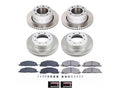 Power Stop 09-10 Dodge Ram 2500 Front and Rear Semi-Coated Rotor Kit
