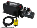 BUYERS 3WAY DC POWER UNITELECTRIC CONTROLS HORIZONTAL 3 GALLON STEEL RESERVOIR
