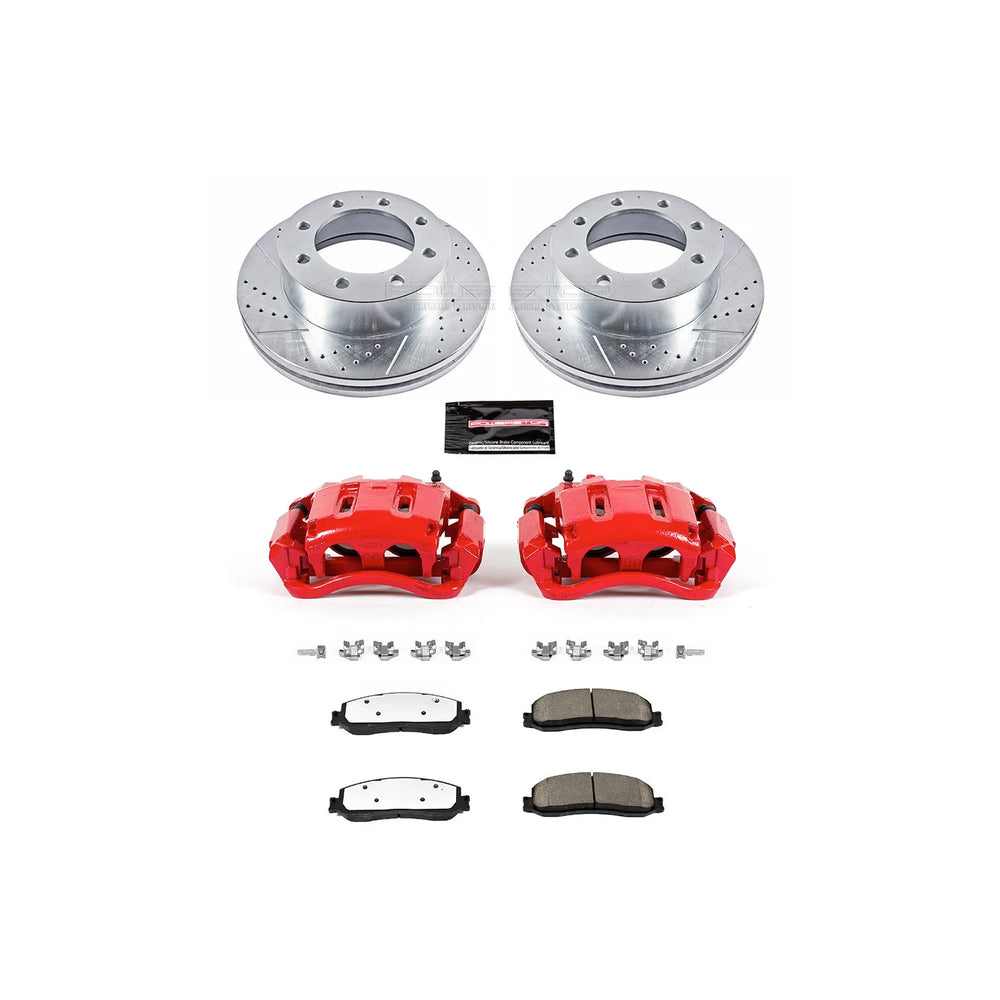 Power Stop 2012 Ford F-350 Super Duty Front Z23 Evolution Sport Brake Kit w/Calipers