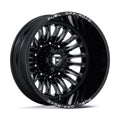 D868 22X8.25 8X200 G-BLK-MILL -201MM