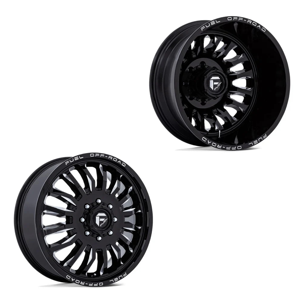D868 22X8.25 8X6.5 G-BLK-MILL -246M