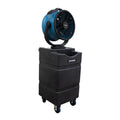 FM88W MISTING FAN COMBINED W/ WT90 MOBILE WATER RESERVOIR TANK BLUE/BLACK