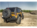 Rugged Ridge XHD Rear Bumper Textured Black 07-18 Jeep Wrangler