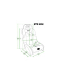 GT3 Mini Suspension Seat Blue