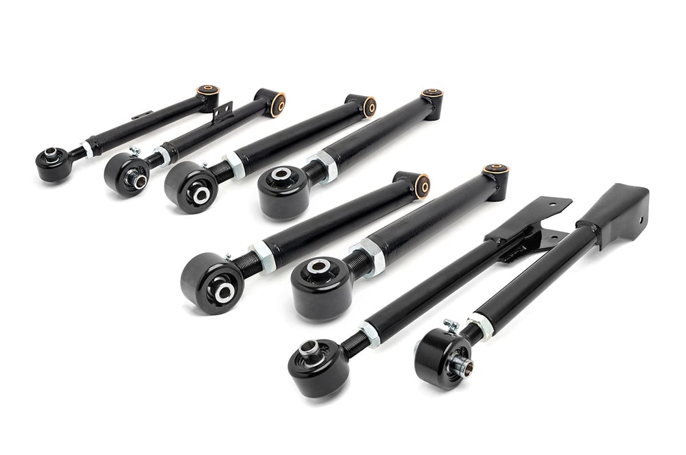 1x 11910 1x 11920 X-Flex Control Arms Complete Set Jeep Wrangler TJ 4WD (97-06)