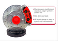 11IN CLSC BRAKE SYS FRT RED 5568 CHEVY