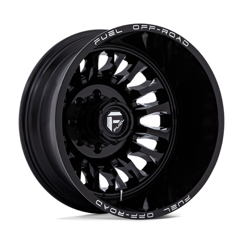 D868 22X8.25 8X200 G-BLK-MILL -227MM