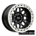 KM235 18X9 BLANK S-BLK 10MM (108-15