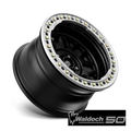KM235 18X9 BLANK S-BLK 10MM (108-15