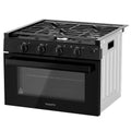 17IN GAS RANGE BLACK