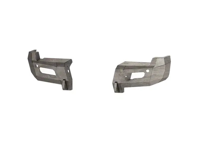 Road Armor 10-18 Dodge 2500 iDentity Rear Bumper Components - Shackle End Pods - Raw