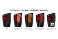 XB LED Tail Lights: Toyota Tacoma (16-23) (Pair / Clear Lens)