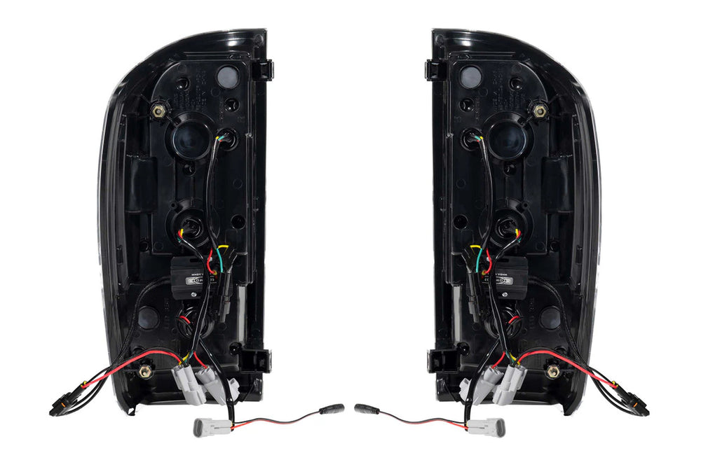 XB LED Tail Lights: Toyota Tacoma (16-23) (Pair / Clear Lens)