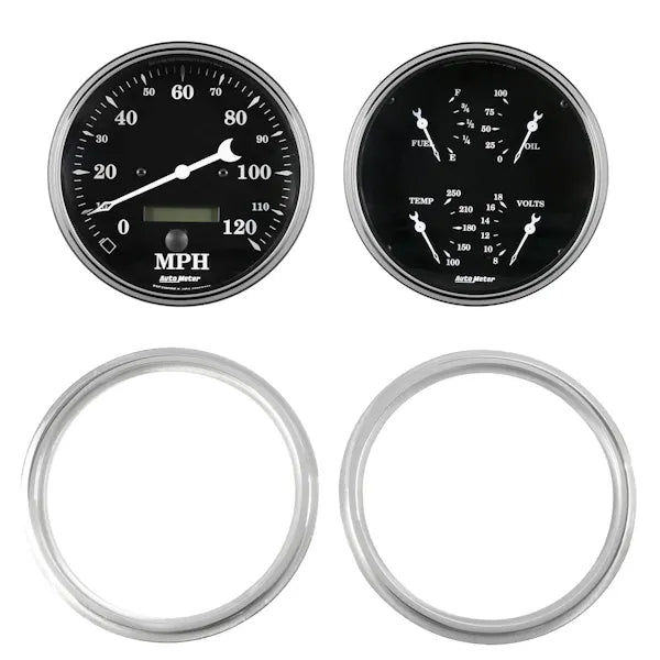 AutoMeter black auto part