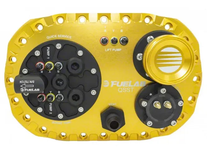Fuelab Quick Service Surge Tank w/No Lift Pump & No Surge Pump - Gold
