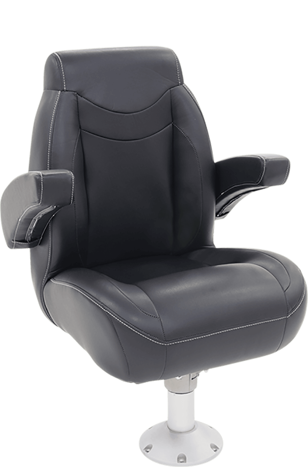 LOW BACK SEAT NON RECLINE W/ARM CHARCOAL