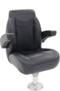 LOW BACK SEAT NON RECLINE W/ARM CHARCOAL