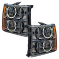 Oracle Lighting 07-13 GMC Sierra Pre-Assembled LED Halo Headlights -UV/Purple