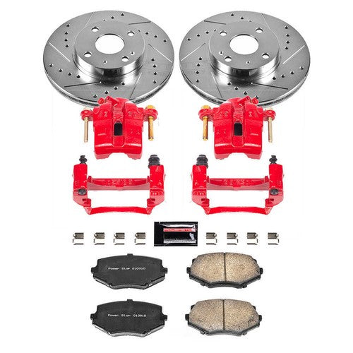 Power Stop 07-11 Lexus GS350 Front Z23 Evolution Sport Brake Kit w/Calipers