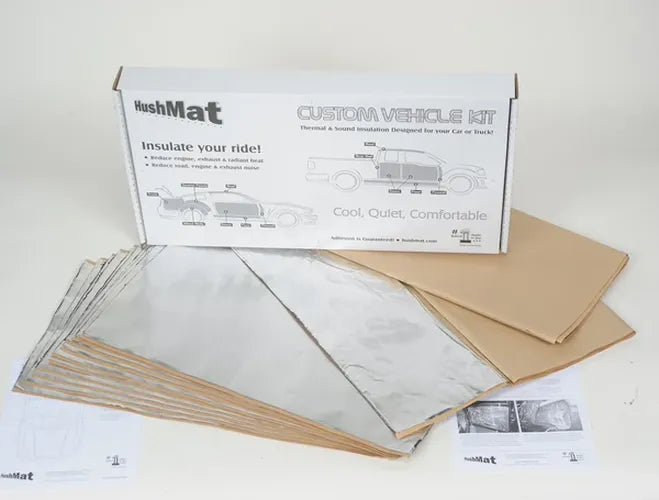 COMPLETE VEHICLE CUSTOM INSULATION KIT POLYMER BLACK BACKING SILVER
