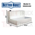 STEEL TRANSFER TANK 75 GALLON L TANK (SHORT)
