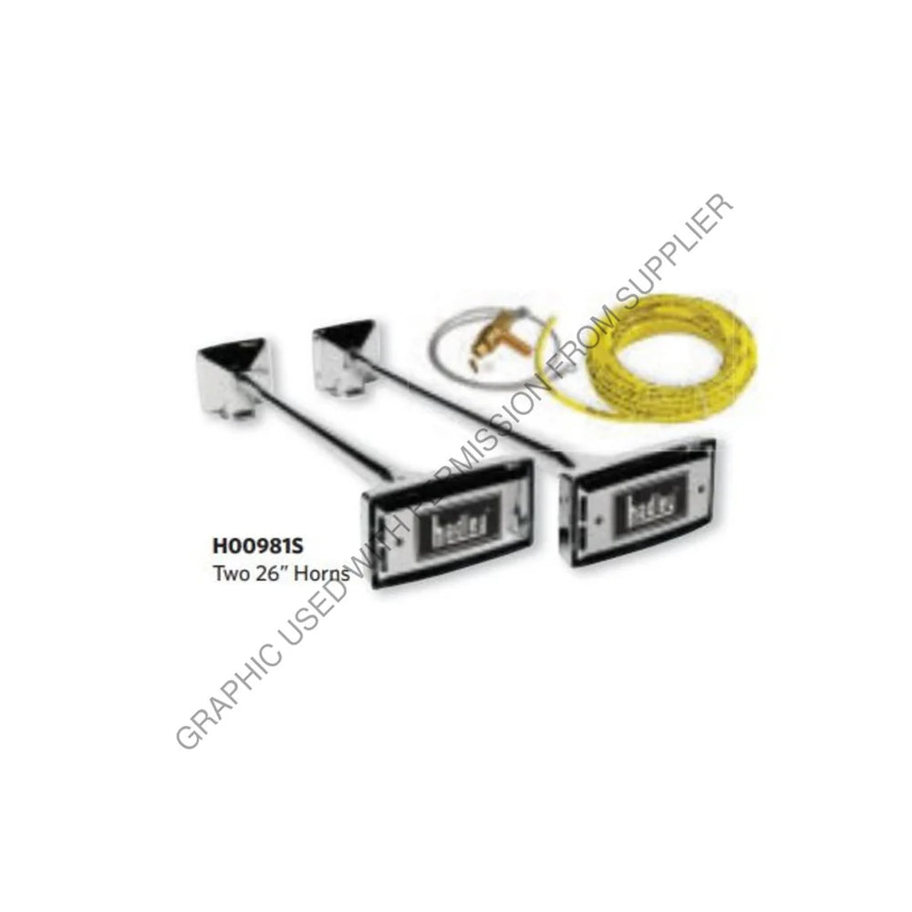 TWIN RECT.CHRM RV HRN W/A