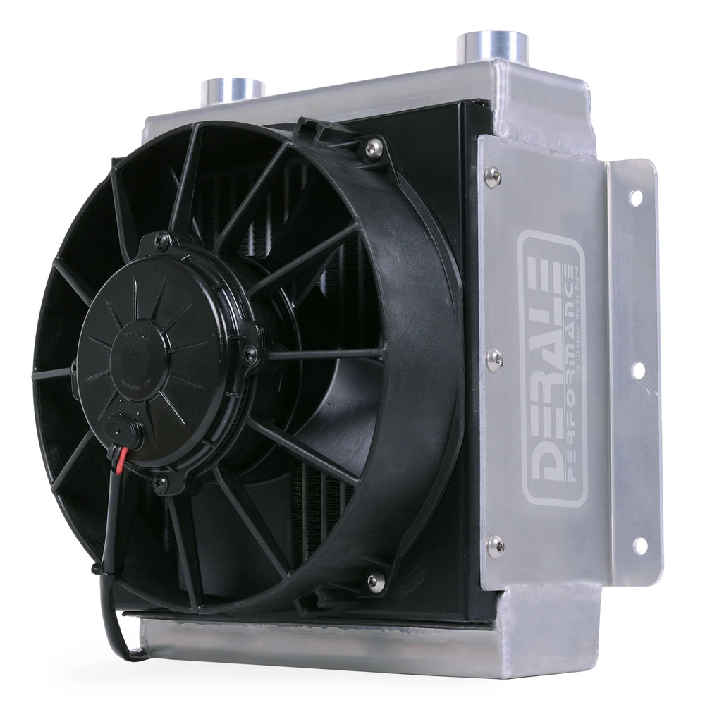 HI FLOW 18 ROW RACING REMOTE FLUID COOLER W/SINGLE FAN