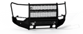 2123 F150 VAQUERO FRONT NON WINCH BUMPER FULL GUARD TEXTURE BLACK