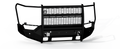 2123 F150 VAQUERO FRONT NON WINCH BUMPER FULL GUARD TEXTURE BLACK