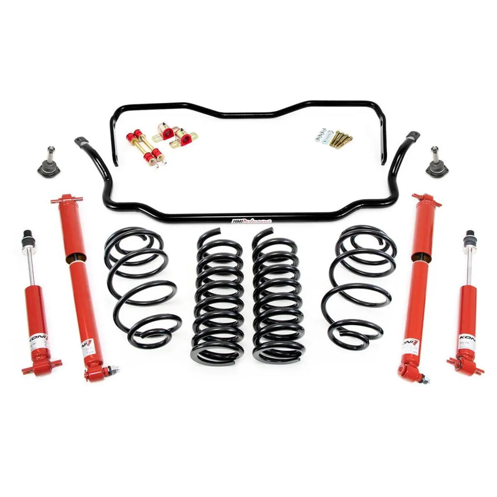 UMI Performance 64-66 GM A-Body Handling Kit 2in Lowering Stage 1.5 - Black