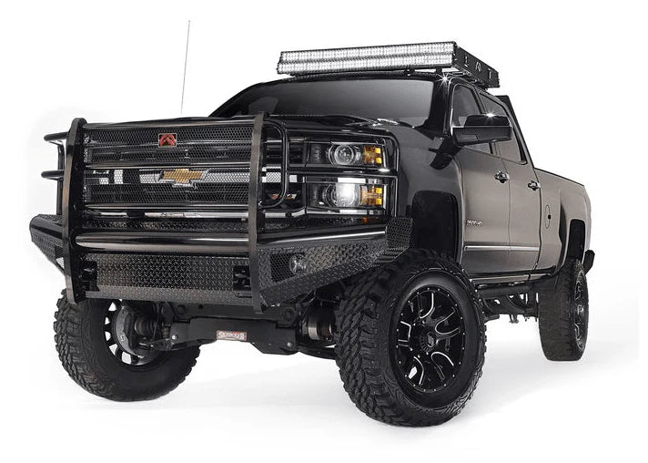 0710 CHEVY HD FRONT RANCH BUMPER W/ FULL GUARD (2500 3500) W/ TOW HOOKS