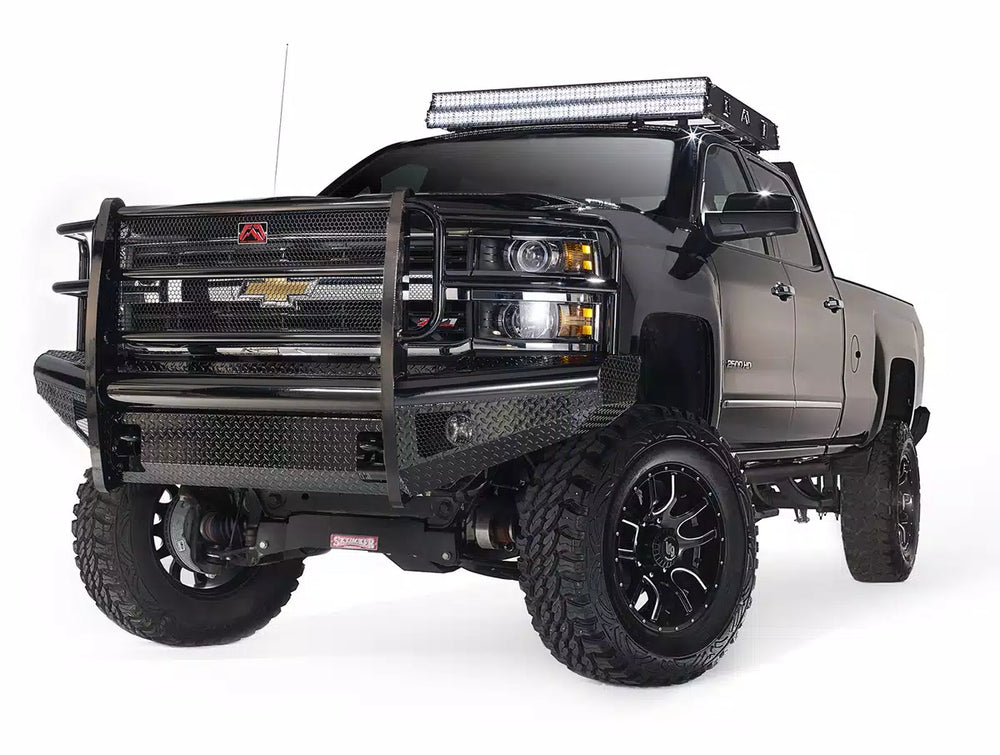 1519 SILVERADO 2500/3500 FRONT RANCH BUMPER W/ FULL GUARD (2500 3500) W/ TOW H