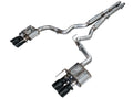 AWE Tuning 2018+ Ford Mustang GT (S550) Cat-back Exhaust - Track Edition (Quad Chrome Silver Tips)
