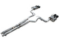 AWE Tuning 2018+ Ford Mustang GT (S550) Cat-back Exhaust - Track Edition (Quad Chrome Silver Tips)