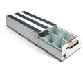 PACK RAT DRAWER UNIT 48 X 20 X 13IN WITH 12 DIVIDERS WHITE STEEL FINISH