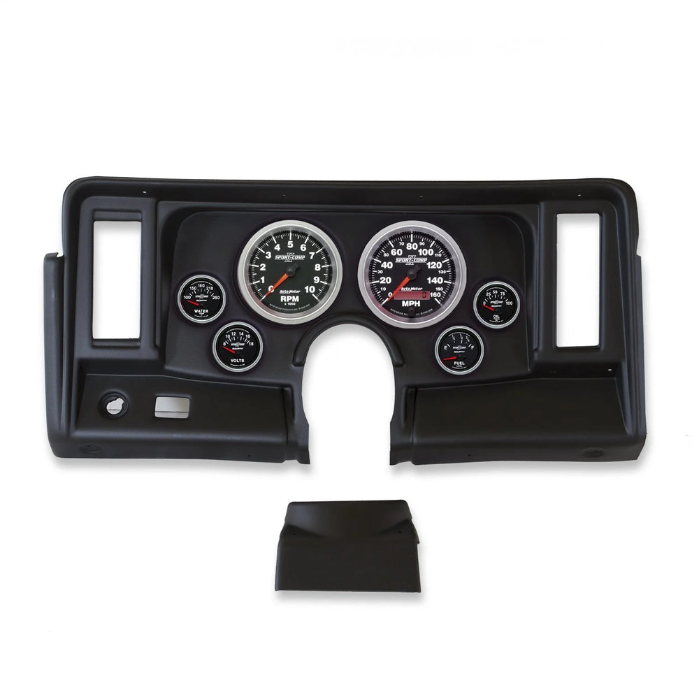 DIRECT FIT DASH KIT NOVA 69-76 TACH MPH FUEL OILP WTMP VOLT SPORT-COMP II