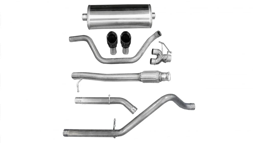 CORSA Performance black cat-back exhaust
