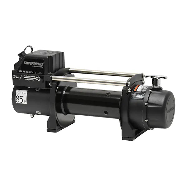 TIGER SHARK 35 WINCH 35KN 12 VDC 10 MM X 21.3 M STEEL ROPE