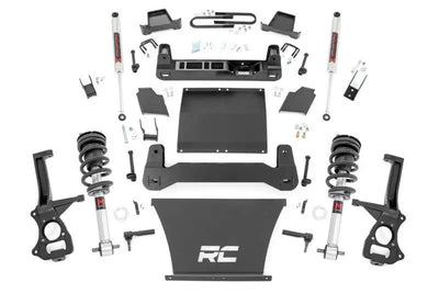 Rough Country 4 Inch Lift Kit AT4 Trailboss M1 M1 Chevy GMC 1500 (25-26) 110340