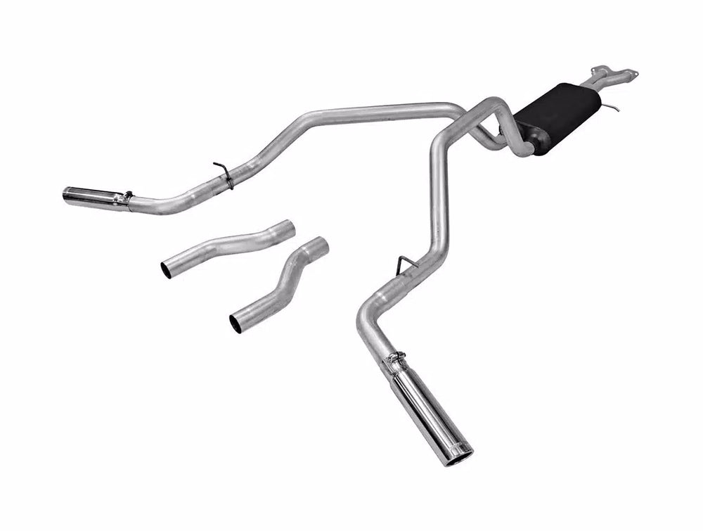 American Thunder Cat-Back Exhaust System Fits 1996-1999 Silverado/Sierra 1500 With 5.7L Engine Standard Cab Aggressive To Moderate Sound Flowmaster