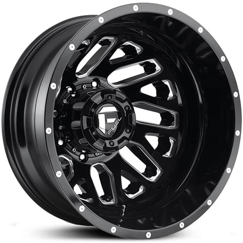 D581 22X8.25 8X200 GL-BLK-MIL -201M