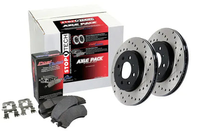 Street Axle Pack - Drilled; Front