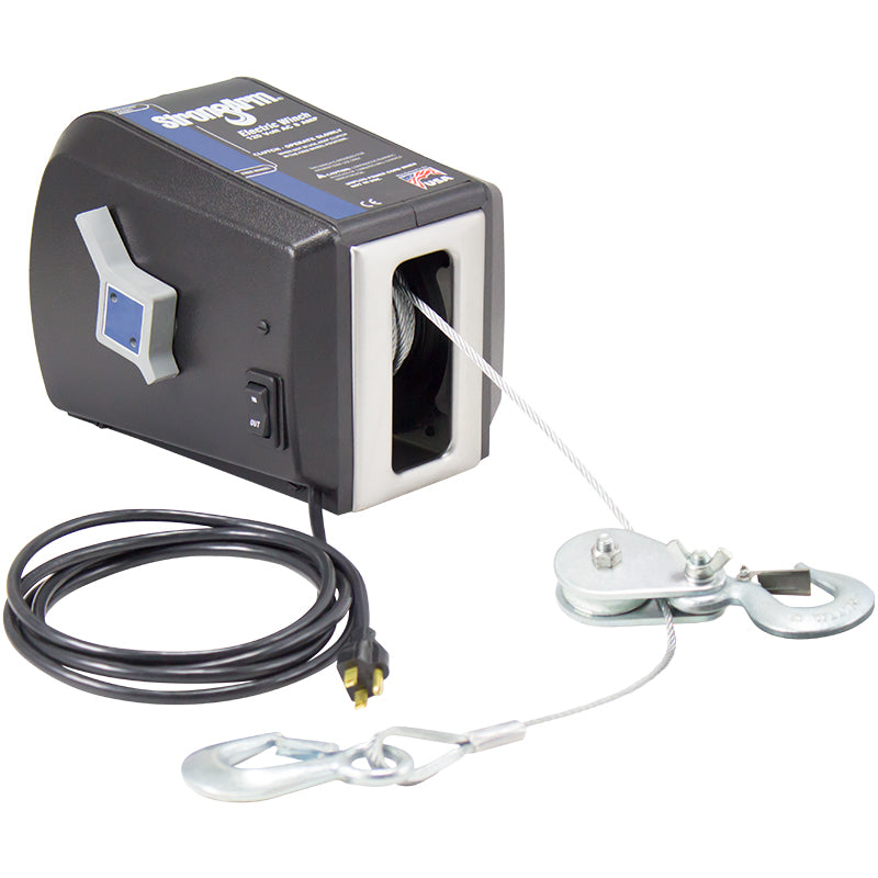 ELECTRIC WINCH W/120 VOLT AC MOTOR