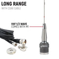 Rugged Radios STX - STEREO High Fidelity Intercom with Bluetooth Music