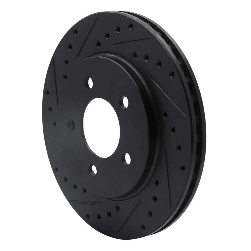 R1 Concepts Brake Rotor- D/S - Black Fits Dodge Ram