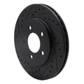 R1 Concepts Brake Rotor- D/S - Black Fits Dodge Ram