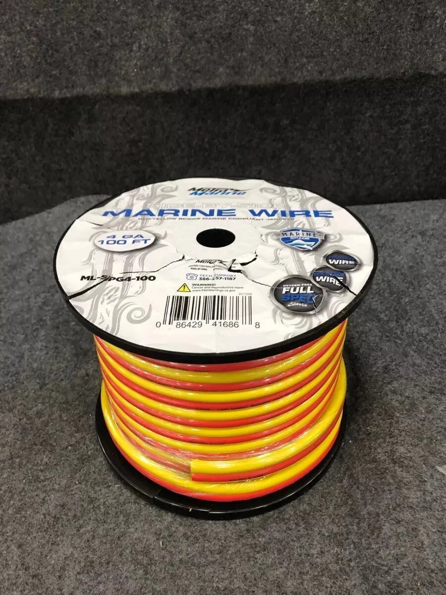 POWER + GROUND WIRE 4 GAUGE SIDE-BY