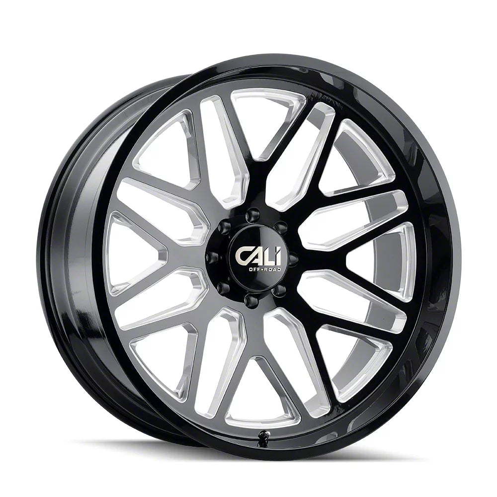 INVADER (9115) GLOSS BLACK/MILLED SPOKES