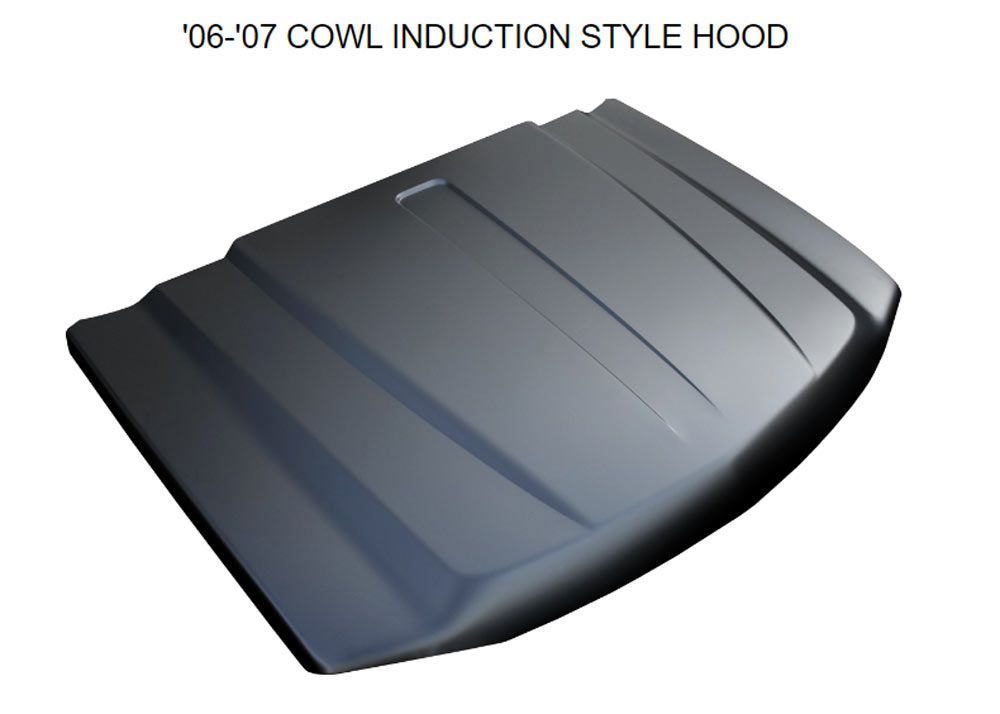 HOOD PANEL; COWL INDUCTION; SILVERADO 0607; SILVERADO HD 0507