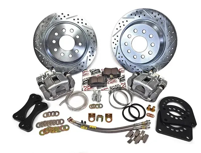 IRONSPORT BRAKE SYS W/ PARK BRAKE (4 LUG) 11.65IN X .705IN FORD 8.8IN REAR S